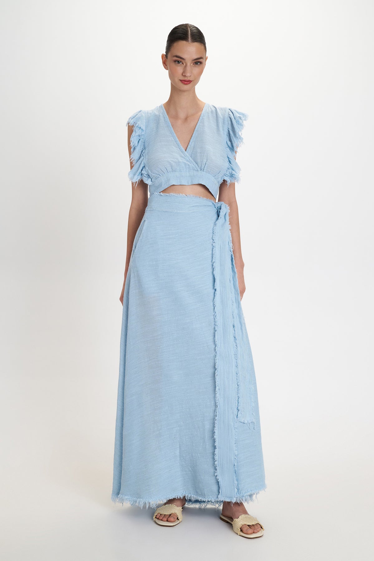 GAUZE MAXI SKIRT S26P7159