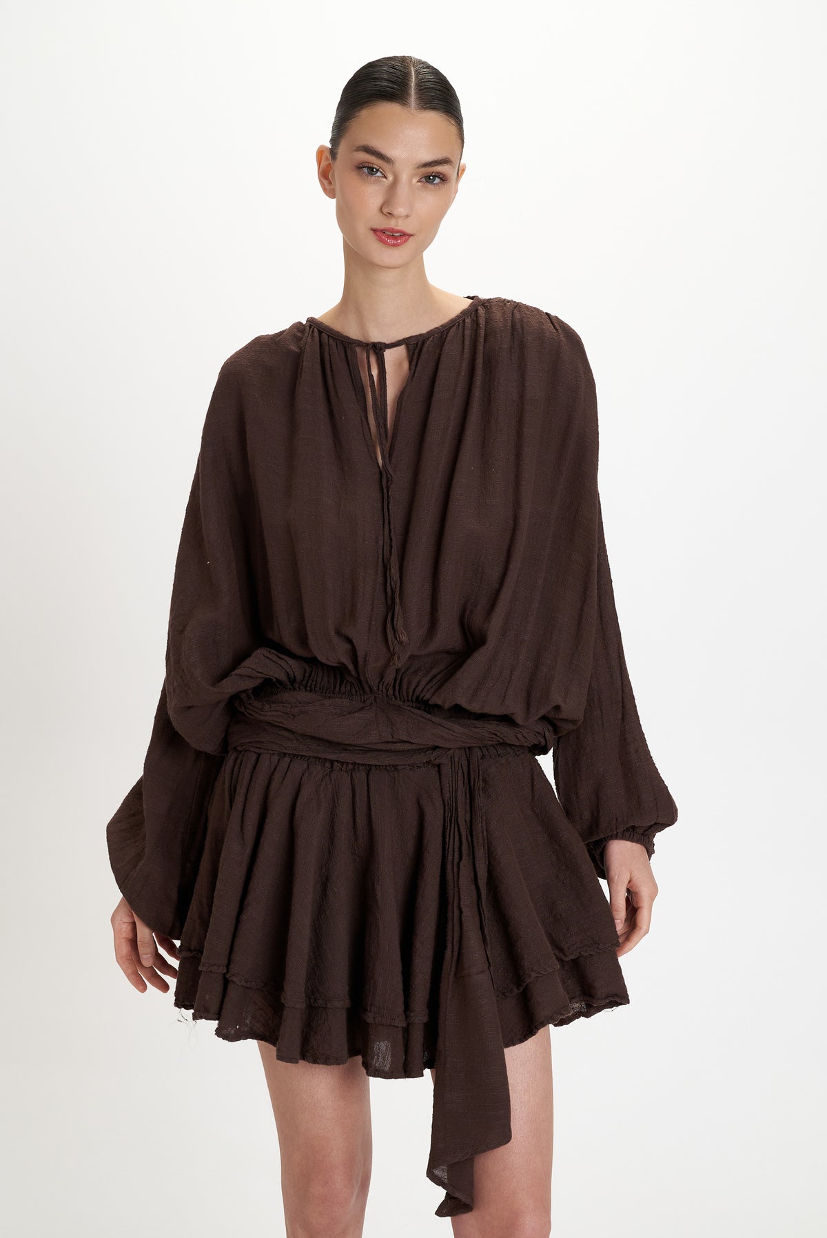 GAUZE MINI DRESS S26P7191