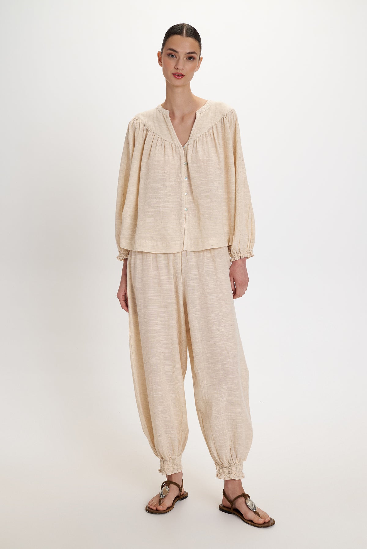 GAUZE HAREM PANTS S26P7199