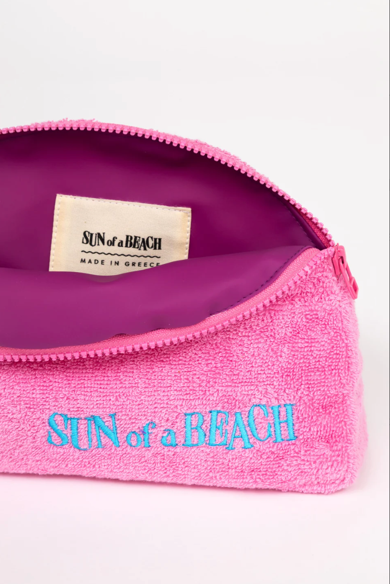 Terry Small Luna  pouch Bubblegum