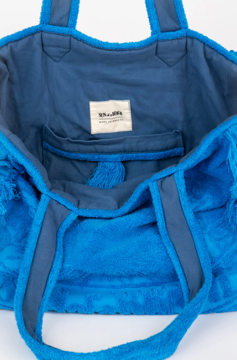 Terry Tote Beach Bag Costeau