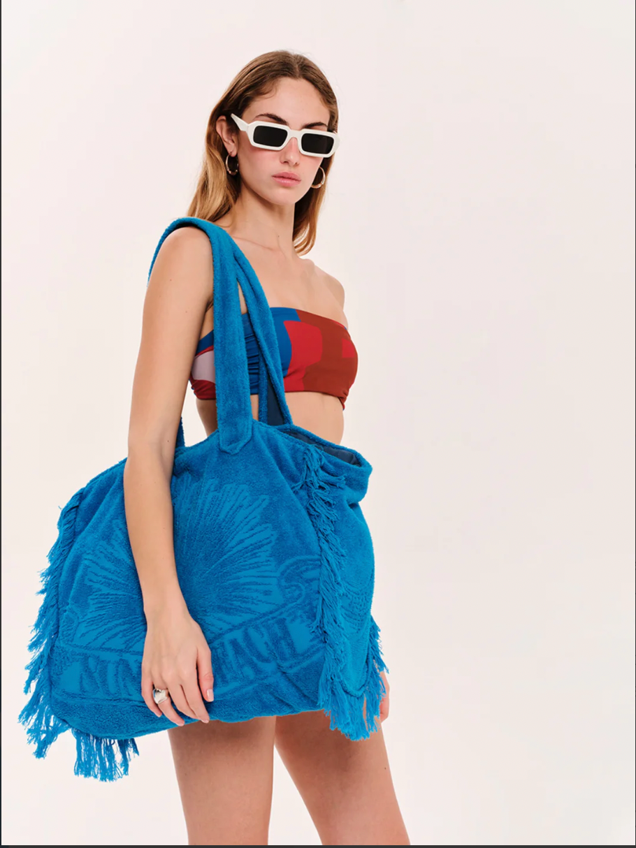 Terry Tote Beach Bag Costeau