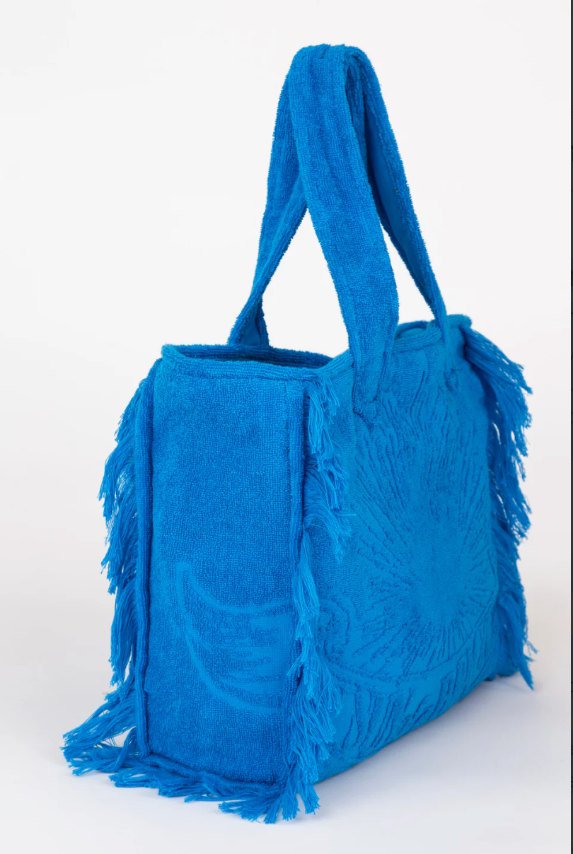 Mini Terry Tote Bag Costeau Blue