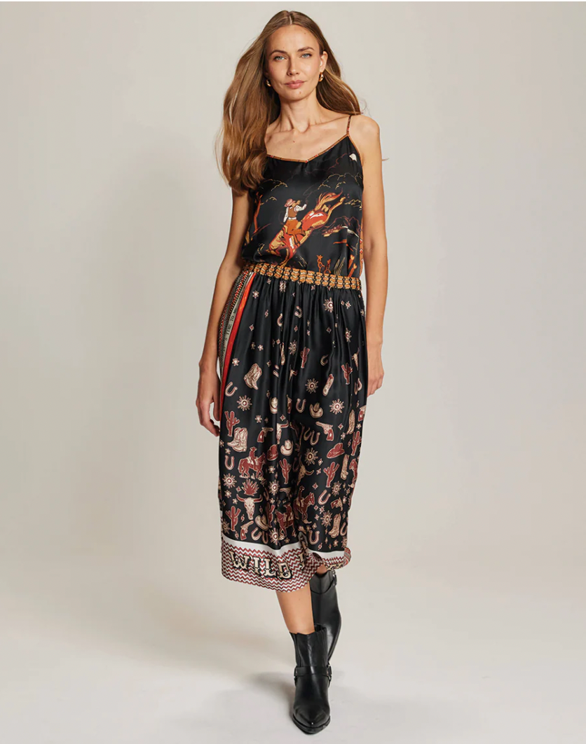 Vanessa Midi Rodeo Skirt