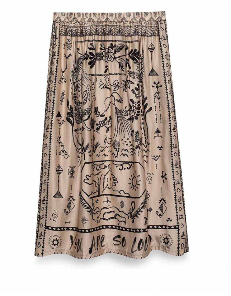 Vanessa Midi Blossom Skirt