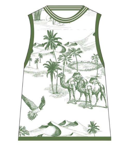 Top Mystic Desert Green