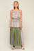 Stripes Maxi Skirt S22P1085