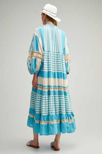 Stripes Maxi Dress S23P6092