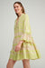 Hydra Dress S23P6106 Lime Beige- Ciel Yellow