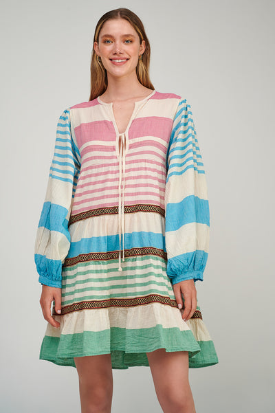 Stripes/ Multi Dress S23P6194