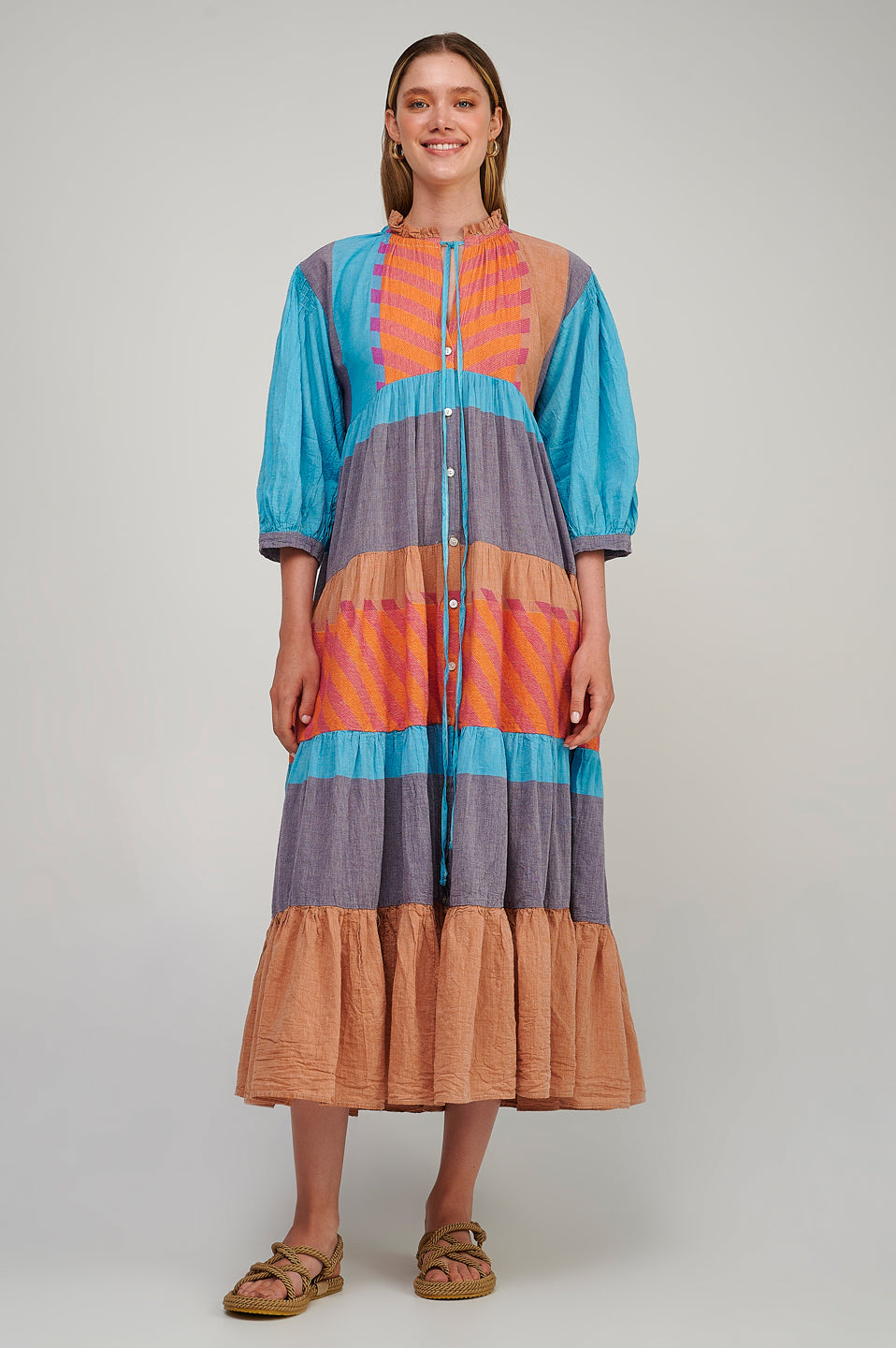 Kastelorizo Maxi Dress S23P6215 - Querida Costa, Kastelorizo Maxi Dress S23P6215 - Querida Costa,