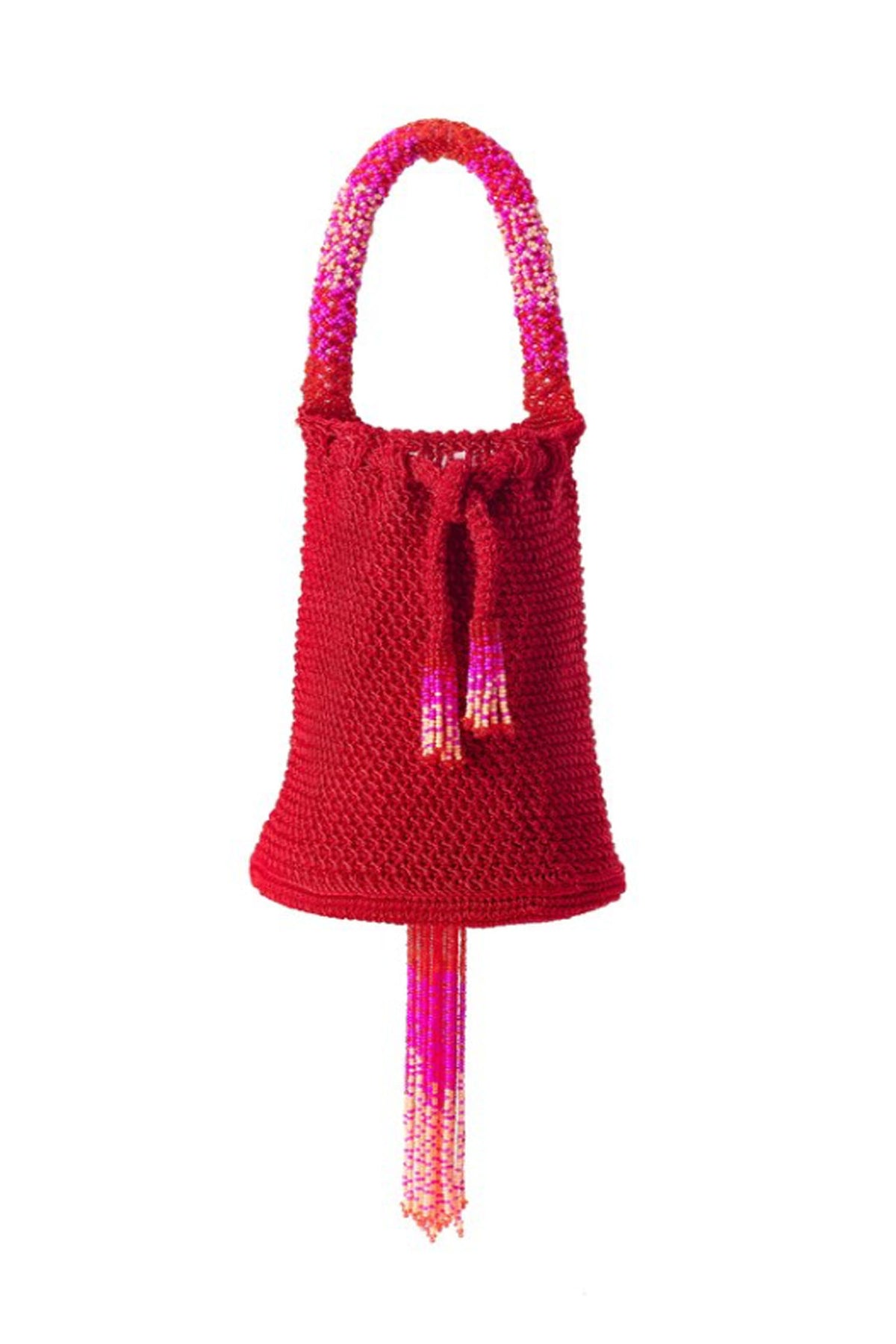 Red Crochet Party Bag